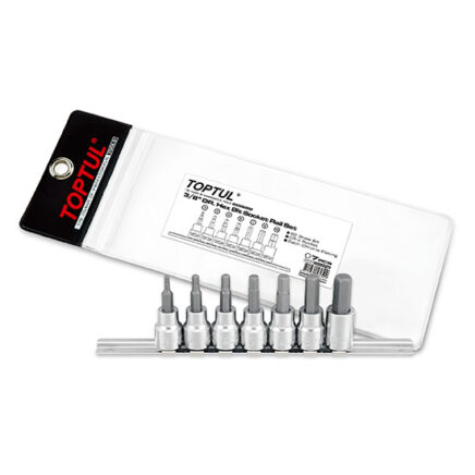 Toptul Σετ Καρυδάκια με μύτη Allen Κοντά 3/8 (48mm) ,3-10mm, 7pcs