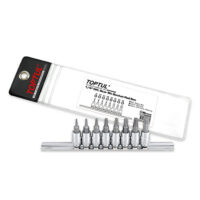 Toptul Σετ Καρυδάκια με μύτη Torx  Κοντά 1/4 (37mm) ,Τ8-Τ40, 8pcs