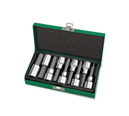Toptul Σετ Καρυδάκια με μύτη Allen Μακριά 80mm (4-19mm) 9τμχ