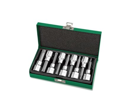 Toptul Σετ Καρυδάκια με μύτη Torx Μακριά 80mm (T20-T60) 9τμχ