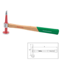 Toptul Σφυριλατόσφυρο Straight Pein & Finishing - Crowned Face Φ40mm L141mm