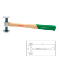 Toptul Σφυρί Standard Bumping - Flat Face Φ40mm 38x38mm
