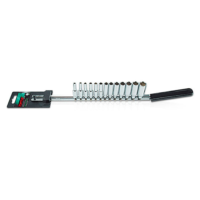 Toptul Σετ Καρυδάκια Χειρός 1/4 Μακριά Εξάγωνα 4-14mm 13τμχ