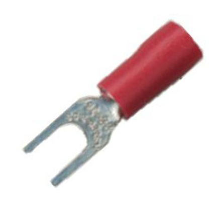 ΜΟΝΩΣH ΚΟΚKINOΣ 4mm ΓΙΑ ΚΑΛΩΔΙΟ 6mm(100ΤΜΧ)