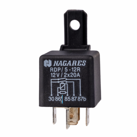 ΡΕΛΕ NAGARES 5 ΕΠΑΦΕΣ 2x20A 87b ΜΕ ΑΝΤΙΣΤΑΣΗ